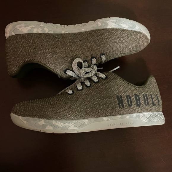 NOBULL Olive Athletic Shoes with White Sole - Picture 8 of 8